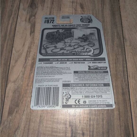 Hot Wheels 1998 Sugar Rush Series II Baby Ruth Dodge Concept Car - Picture 2 of 4